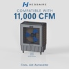 image:imageHessaire Cooler Cover for Models MC91MC92VM350 11000 CFM in Silver Gray