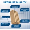 image:imageHessaire Replacement Evaporative Cooler Pads  Swamp Cooler Replacement Pads Corrugated Build  Low Odor Xel50 Media Evaporative Cooling Pad for 3100 CFM Cooler Fan  3 Panels 2175 x 10 amp 1828 x 10