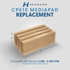image:imageHessaire Replacement Evaporative Cooler Pads  Swamp Cooler Replacement Pads Corrugated Build  Low Odor Xel50 Media Evaporative Cooling Pad for 3100 CFM Cooler Fan  3 Panels 2175 x 10 amp 1828 x 10