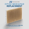 image:imageHessaire Replacement Evaporative Cooler Pads  Swamp Cooler Replacement Pads Corrugated Build  Low Odor Xel50 Media Evaporative Cooling Pad for 3100 CFM Cooler Fan  3 Panels 2175 x 10 amp 1819 x 17