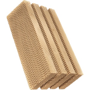 image:imageHessaire Replacement Evaporative Cooler Pads  Swamp Cooler Replacement Pads Corrugated Build  Low Odor Xel50 Media Evaporative Cooling Pad for 3100 CFM Cooler Fan  3 Panels 2175 x 10 amp 1828 x 10